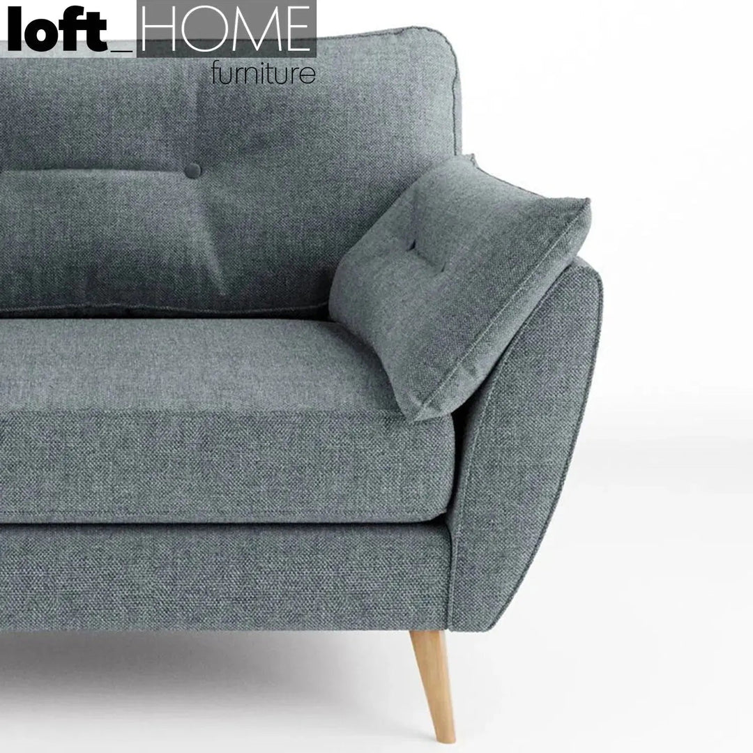 Modern Fabric 4 Seater Sofa HENRI