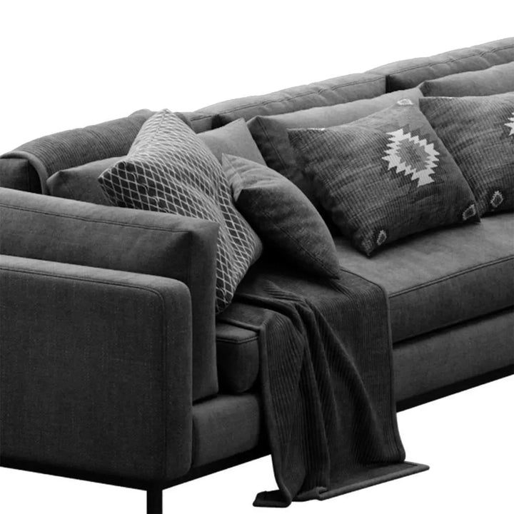 Minimalist Fabric L Shape Sectional Sofa DANNY 3+L