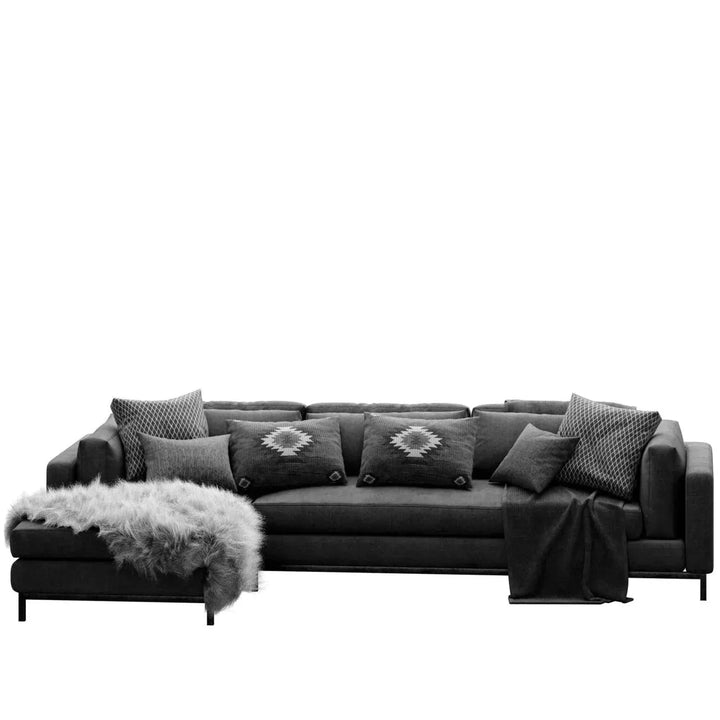 Minimalist Fabric L Shape Sectional Sofa DANNY 3+L