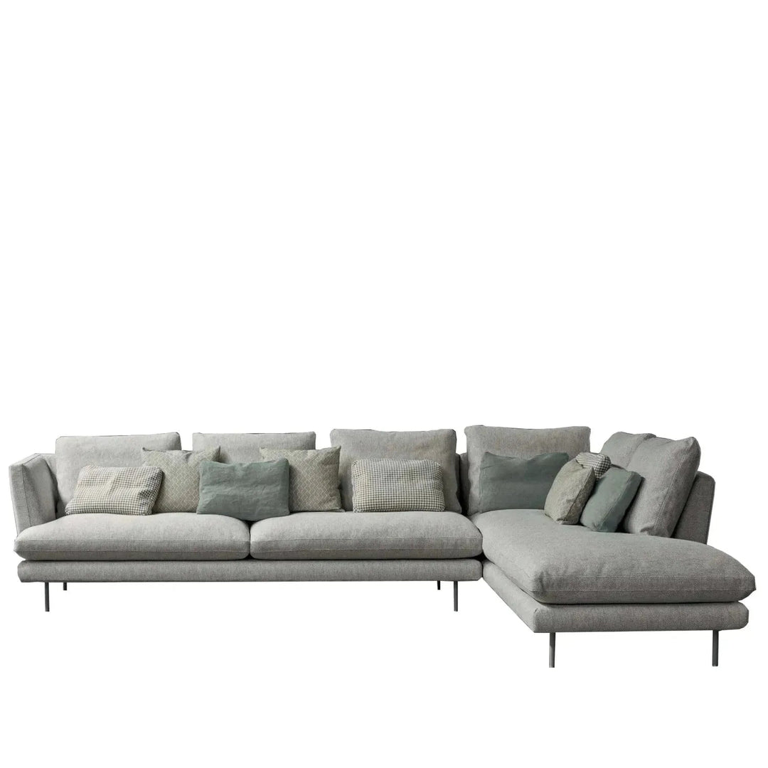 Modern Fabric L Shape Sectional Sofa LARS 3+L