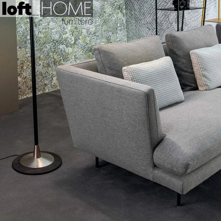 Modern Fabric L Shape Sectional Sofa LARS 3+L