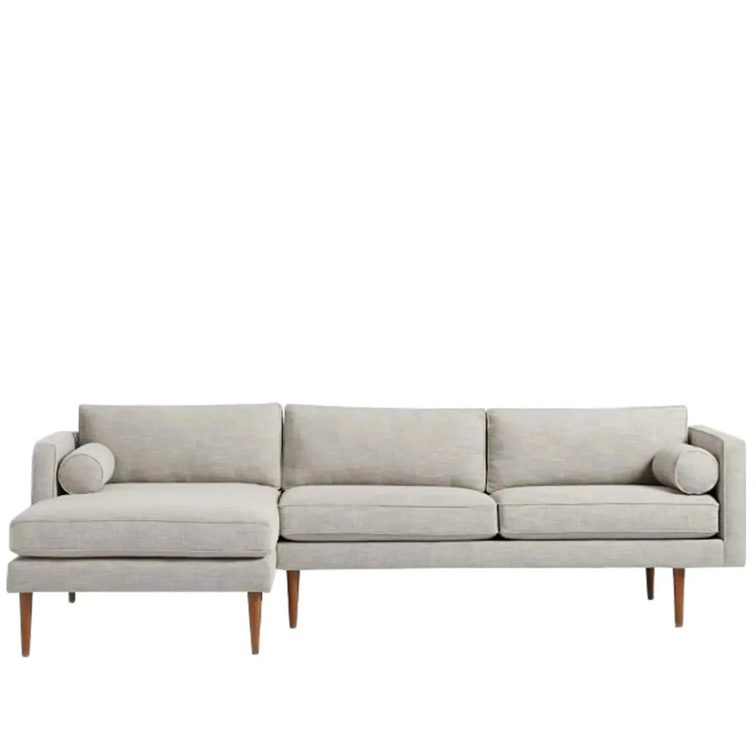 Scandinavian Fabric L Shape Sectional Sofa MONROE 2+L
