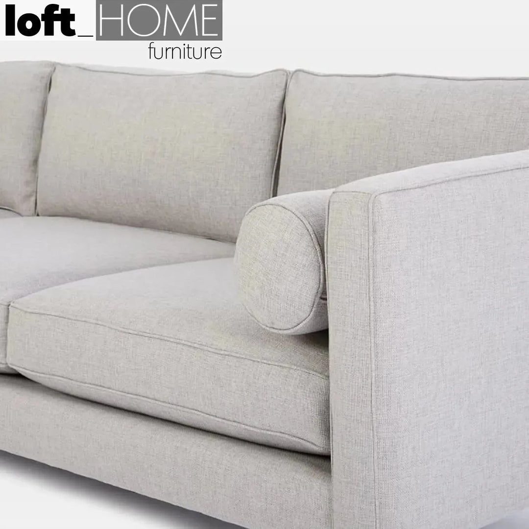 Scandinavian Fabric L Shape Sectional Sofa MONROE 2+L