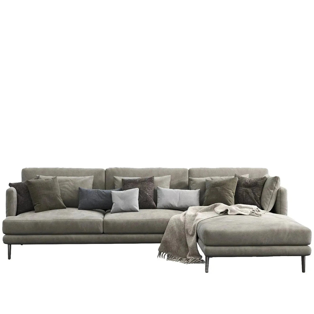 Modern Fabric L Shape Sectional Sofa WILLIAM 2+L