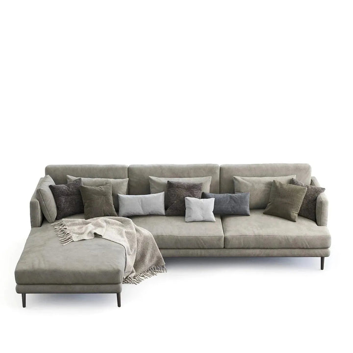 Modern Fabric L Shape Sectional Sofa WILLIAM 2+L