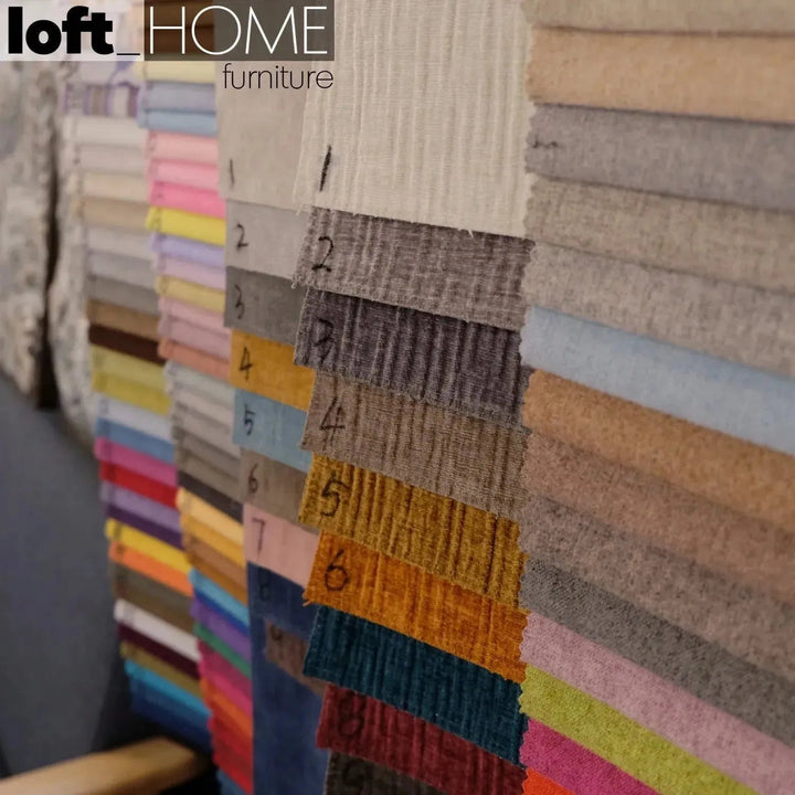 Scandinavian Fabric Ottoman HENRI