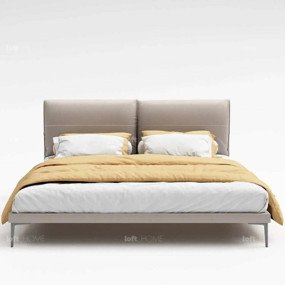 Modern Genuine Leather Bed DEON