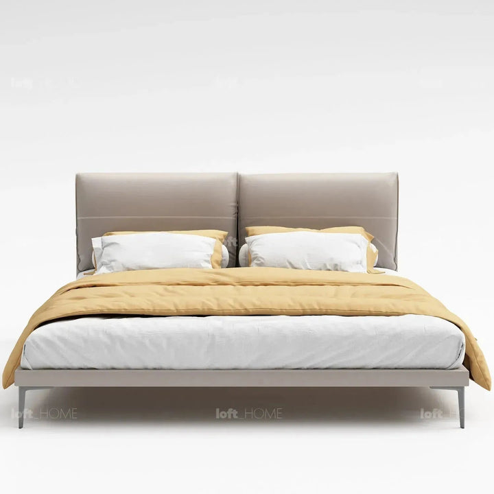 Modern Genuine Leather Bed DEON