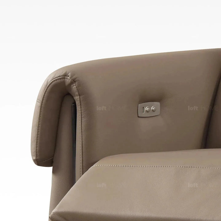 Modern Genuine Leather Electric Recliner 1 Seater Sofa CHEERS