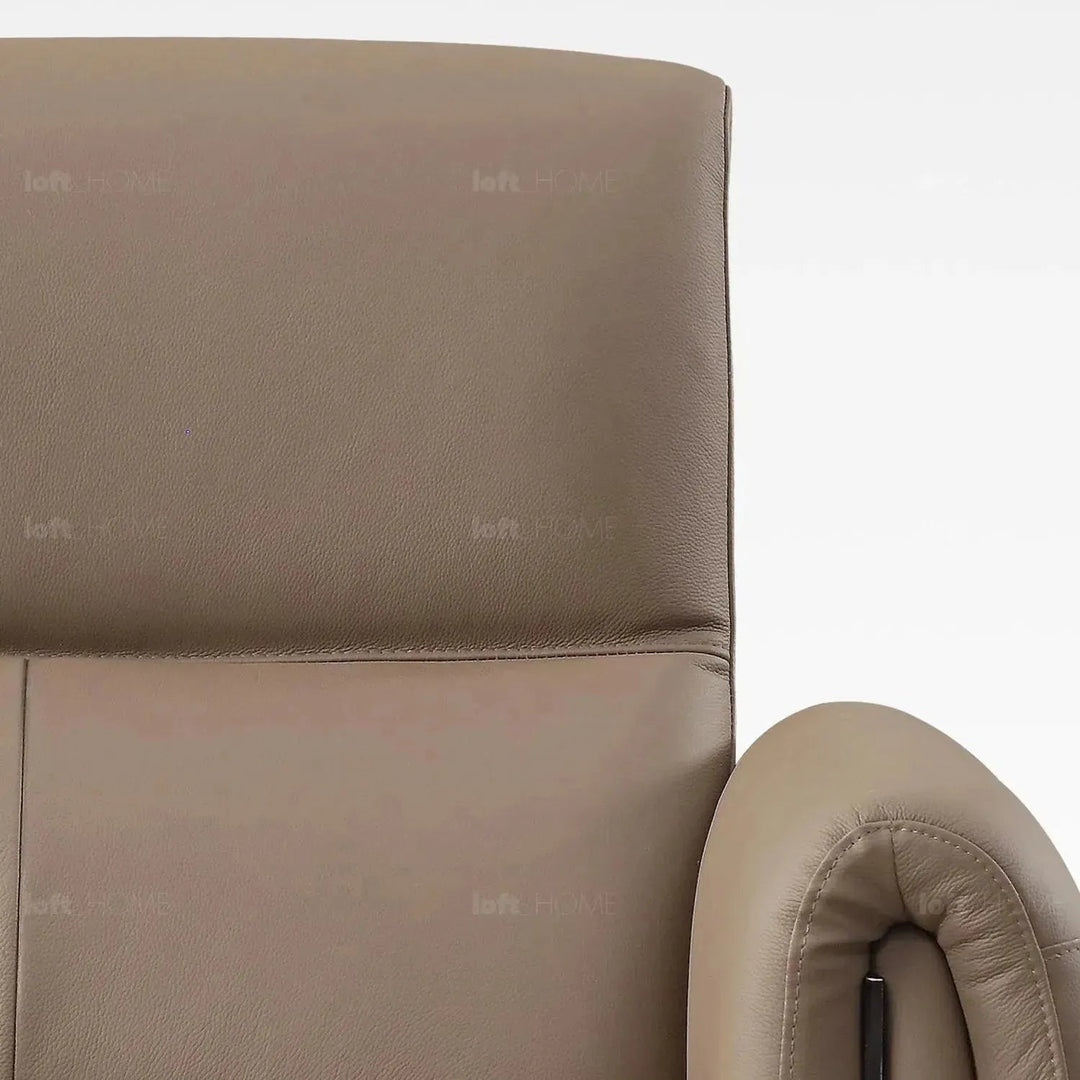 Modern Genuine Leather Electric Recliner 1 Seater Sofa CHEERS