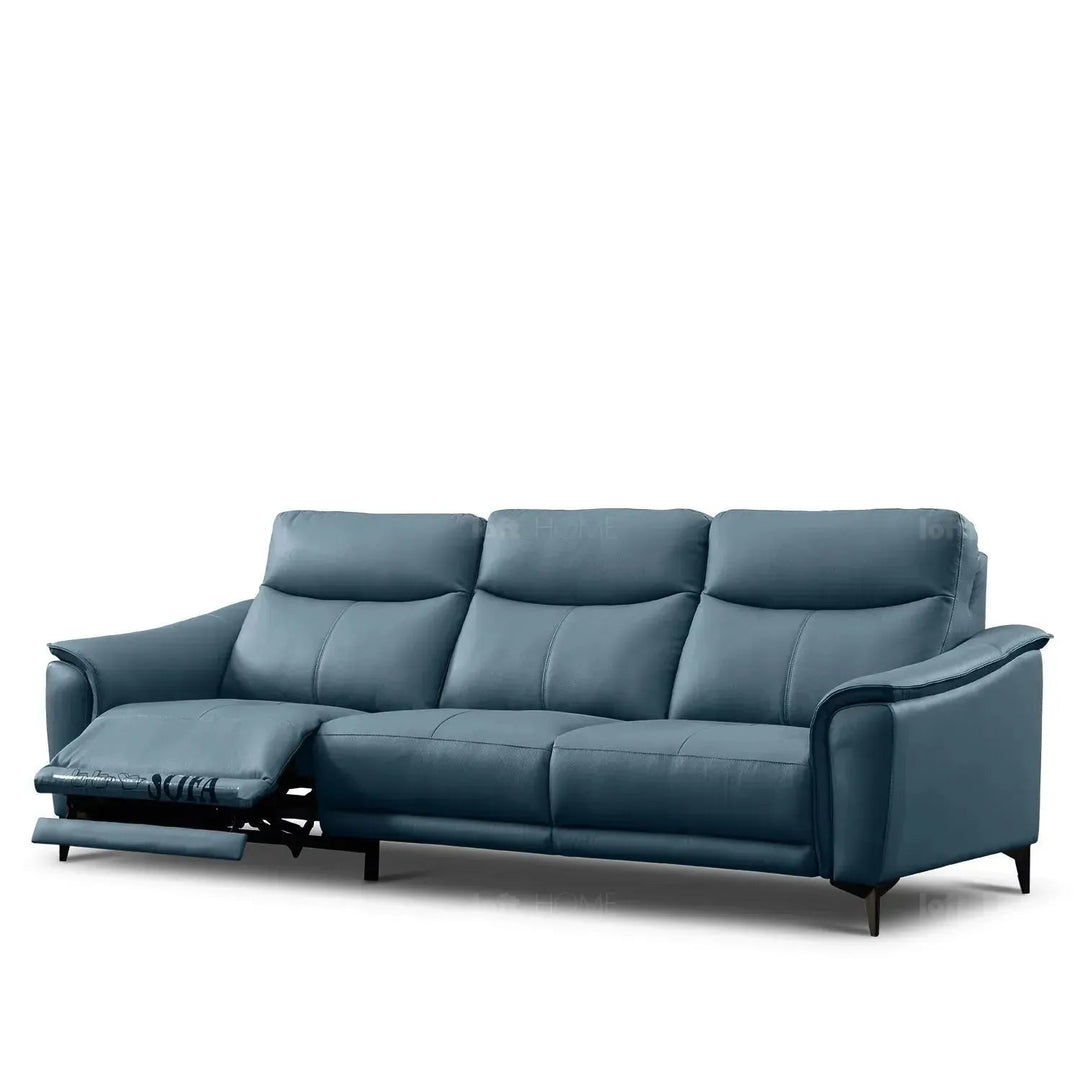 Modern Genuine Leather Electric Recliner 3 Seater Sofa CARLOS