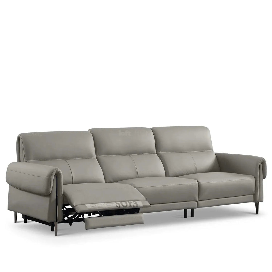 Modern Genuine Leather Electric Recliner 3 Seater Sofa CHEERS