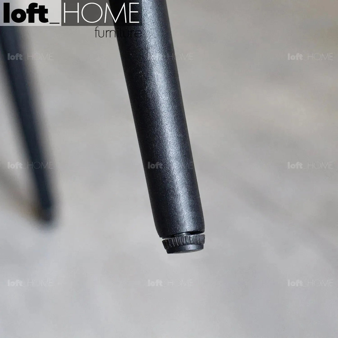 Modern Fabric And Leather Dining Chair METAL MAN N10