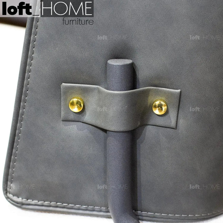 Modern Fabric And Leather Dining Chair METAL MAN N15