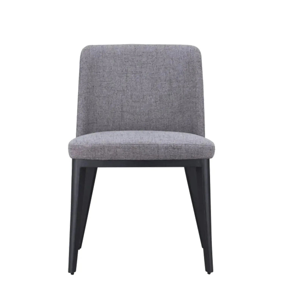 Modern Fabric And Leather Dining Chair METAL MAN N4