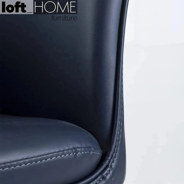 Modern Fabric And Leather Dining Chair METAL MAN N8