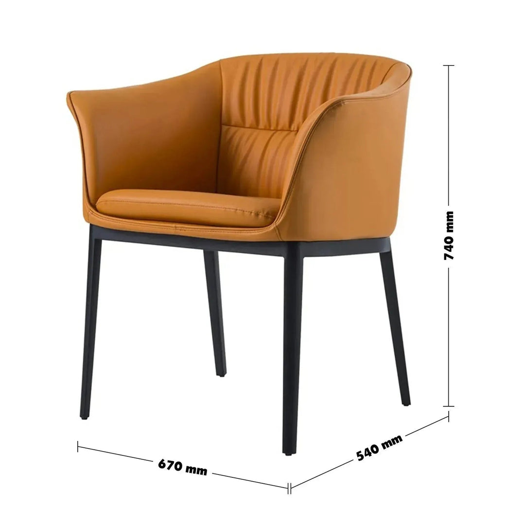 Modern Fabric And Leather Dining Chair METAL MAN N8