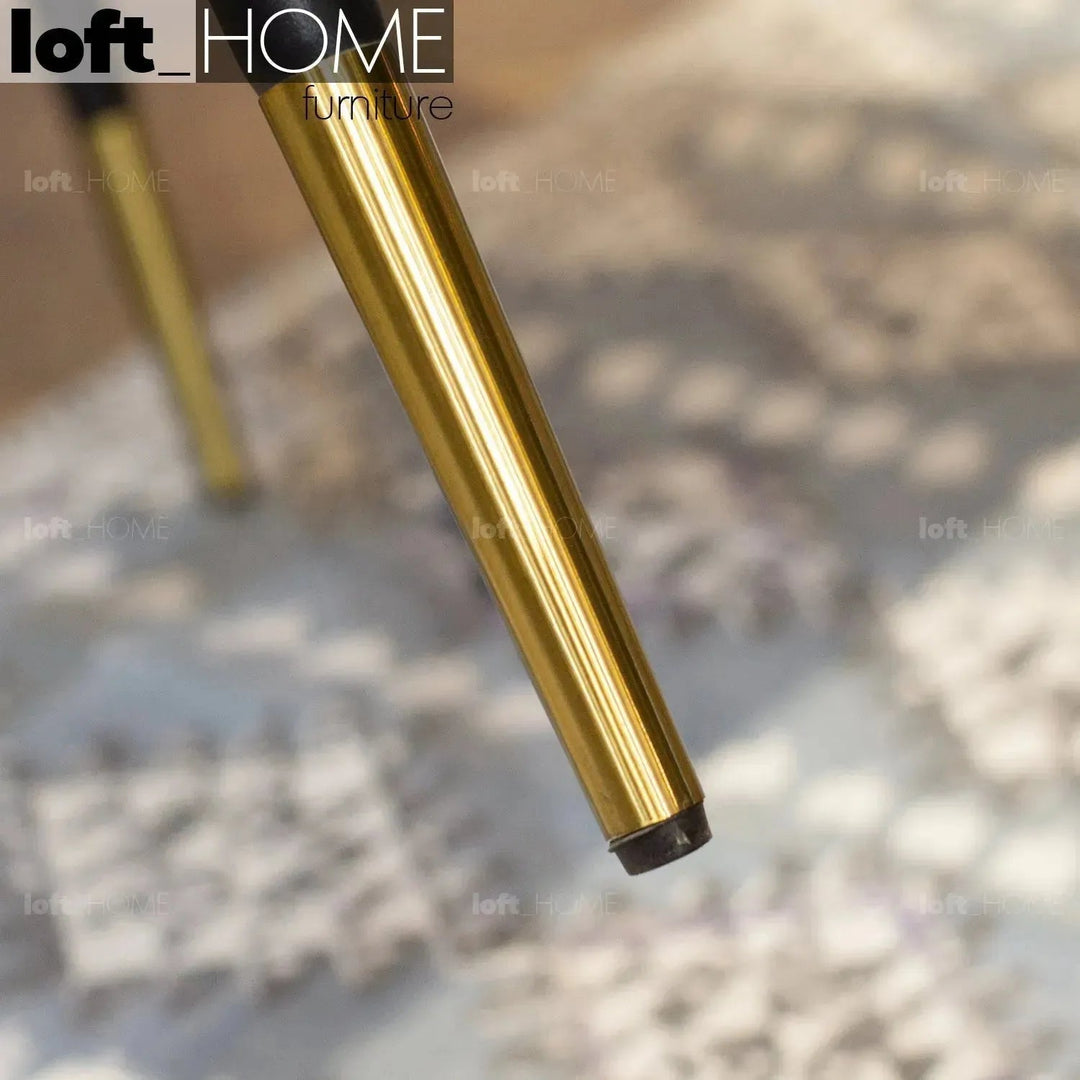 Modern Fabric And Leather Dining Chair METAL MAN N9