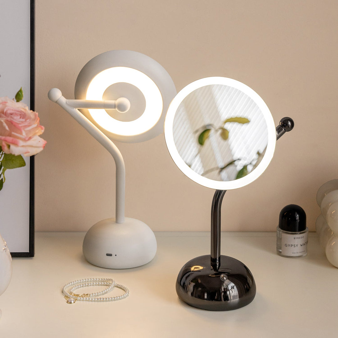 Modern led dressing mirror moon primary product view.