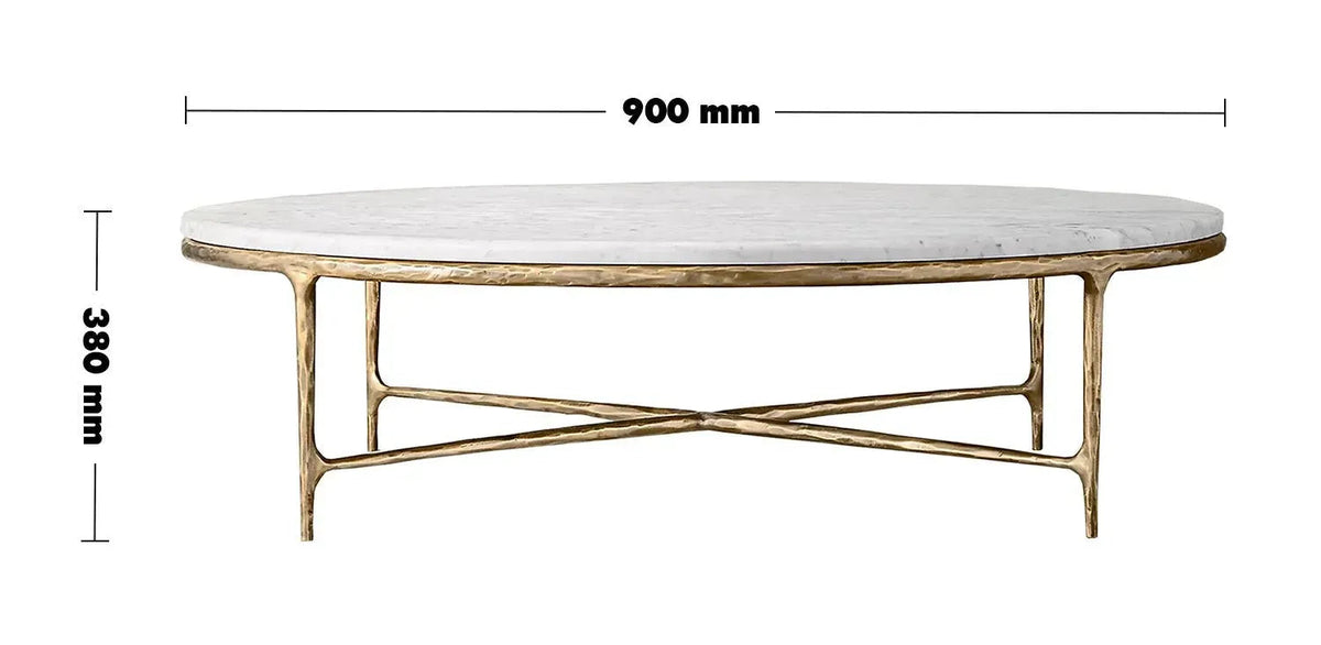 Minimalist marble coffee table thaddeus round size charts.