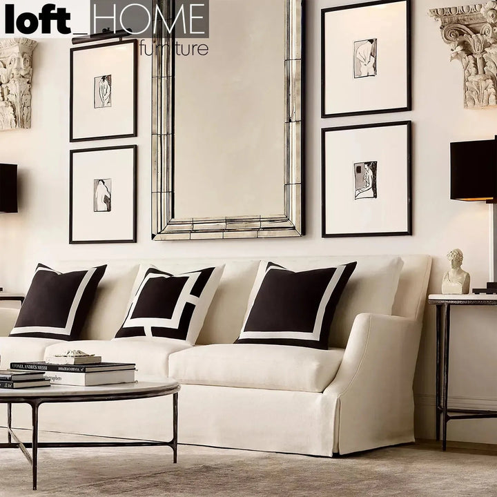 Minimalist marble coffee table thaddeus round in details.