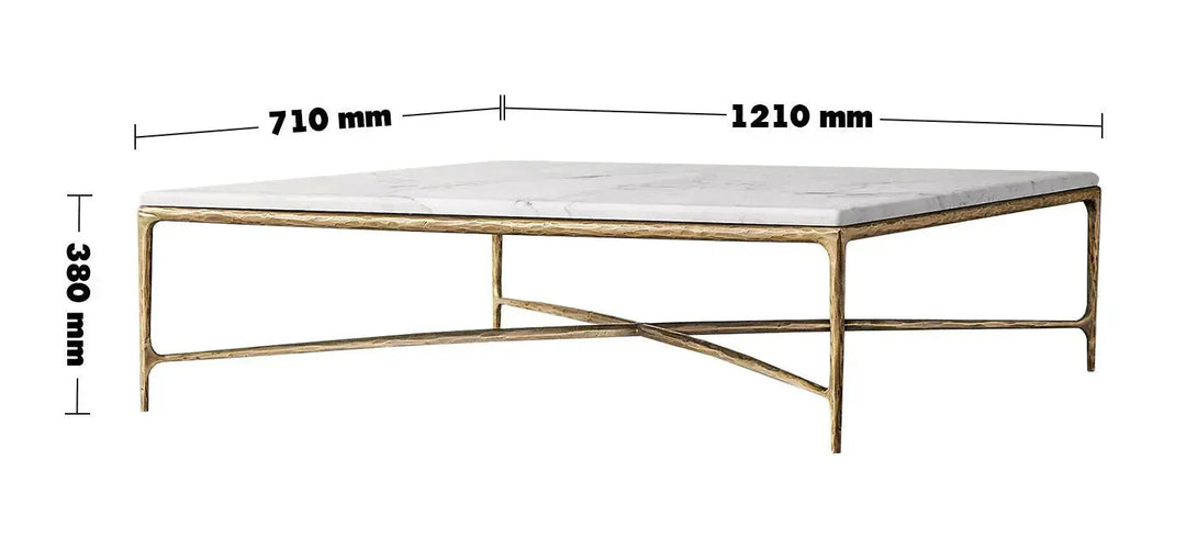 Minimalist marble coffee table thaddeus size charts.