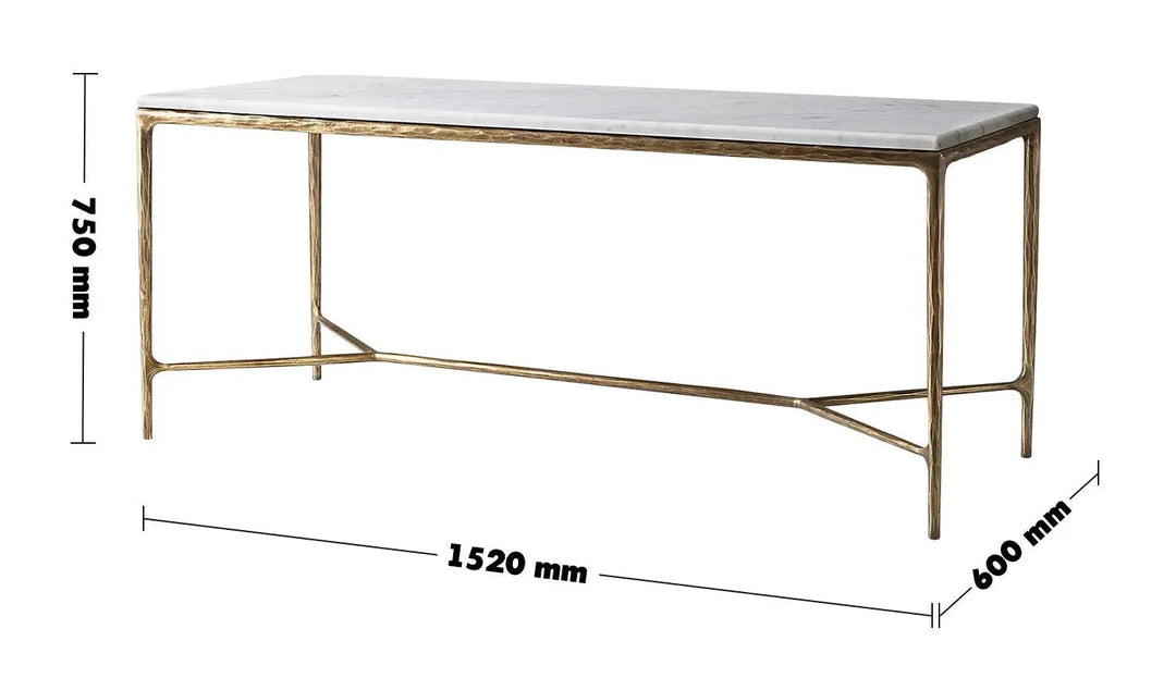 Minimalist marble dining table thaddeus size charts.