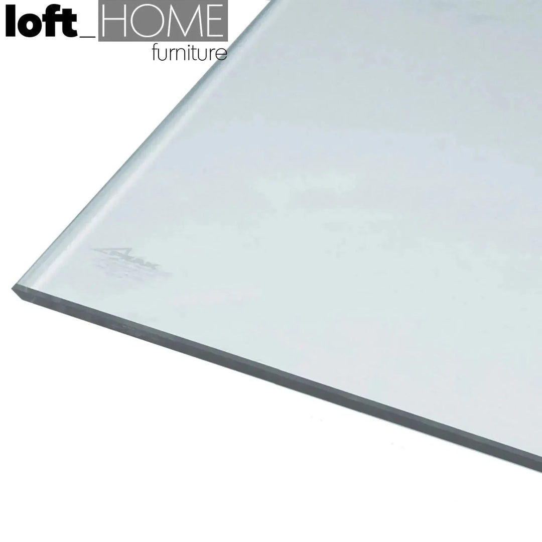 Minimalist metal tempered glass display shelf thaddeus conceptual design.