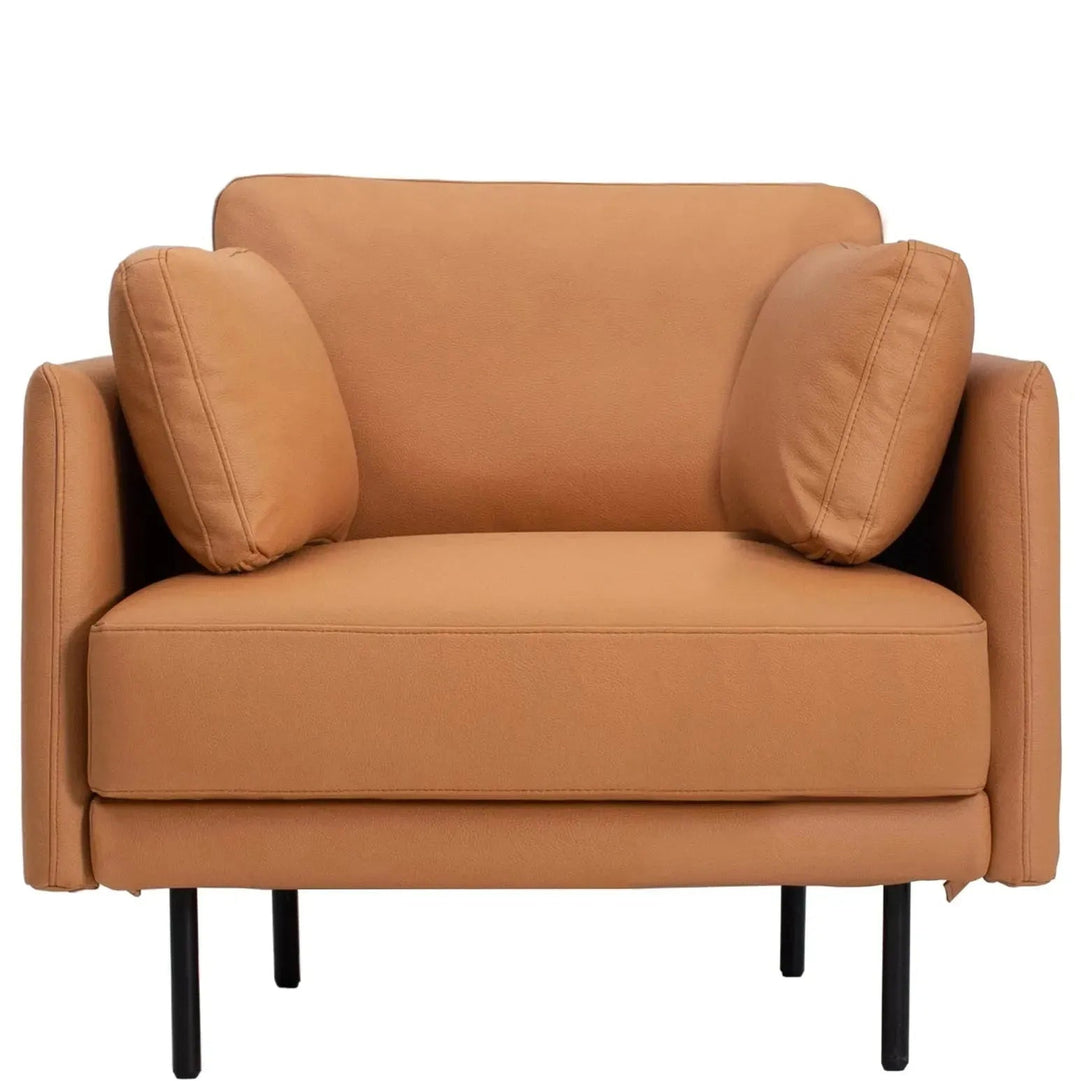 Modern Microfiber Leather 1 Seater Sofa MIRO