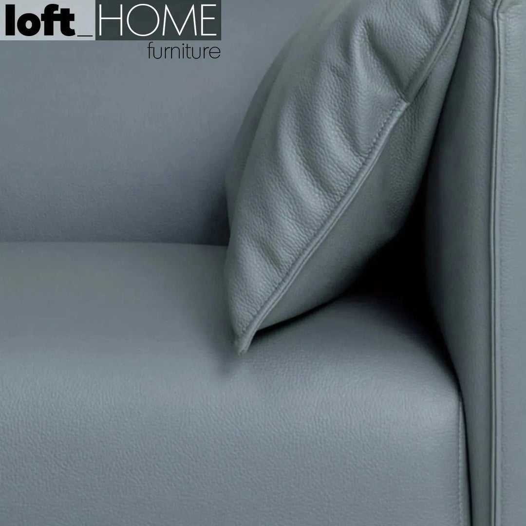 Modern Microfiber Leather 3 Seater Sofa BEAM