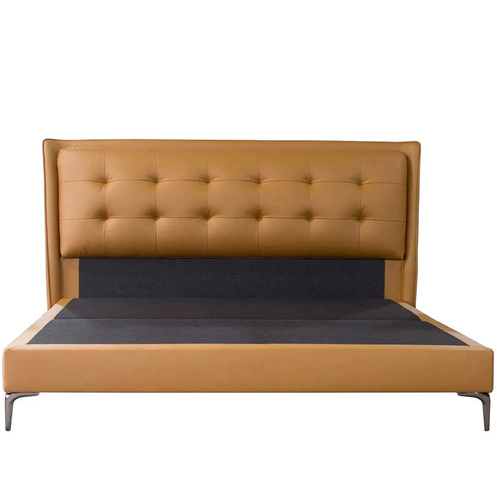 Modern Microfiber Leather Bed BESLEY