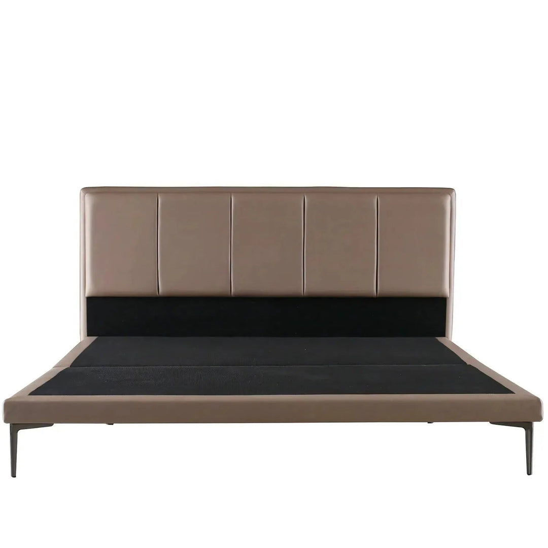 Modern Microfiber Leather Bed LINCOLN