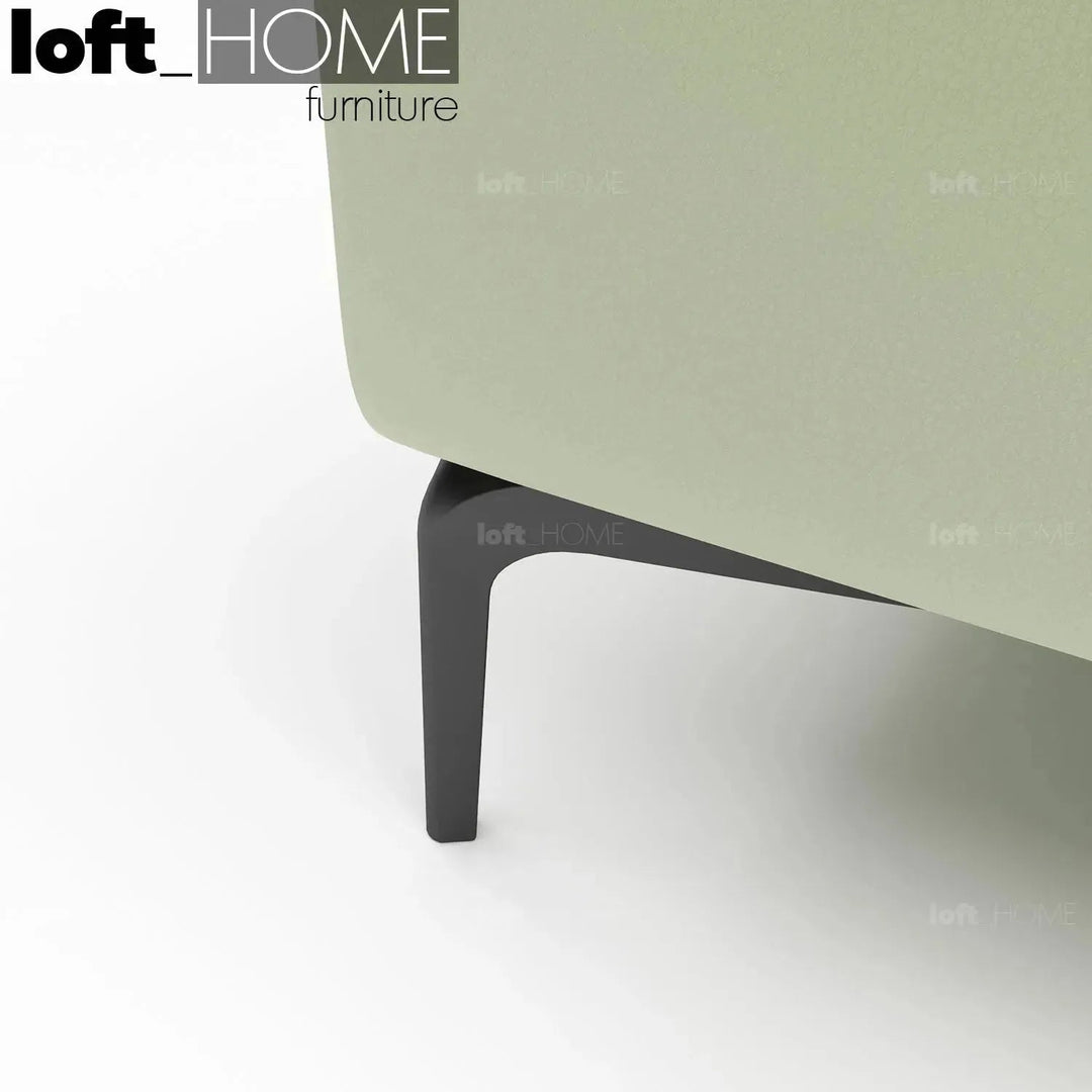 Modern Microfiber Leather Bed RAFFETY