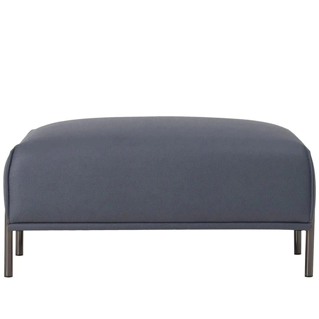 Modern Microfiber Leather Ottoman BEAM