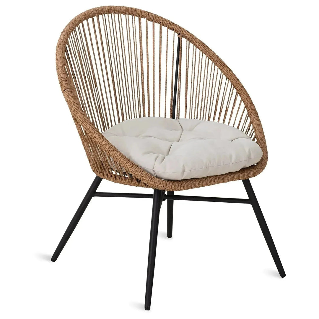 Bohemian Outdoor 1 Seater Sofa 3pcs Set MAPLE