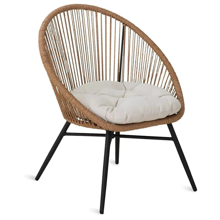 Bohemian Outdoor 1 Seater Sofa 3pcs Set MAPLE