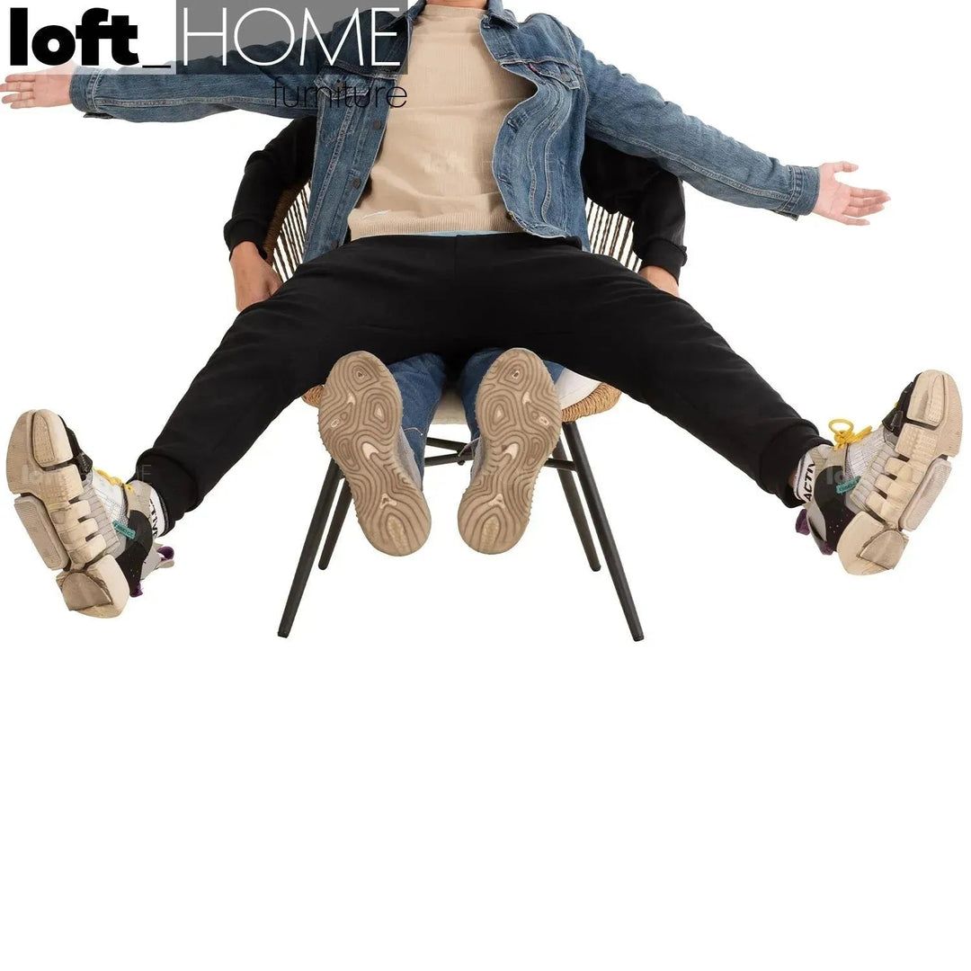 Bohemian Outdoor 1 Seater Sofa 3pcs Set MAPLE