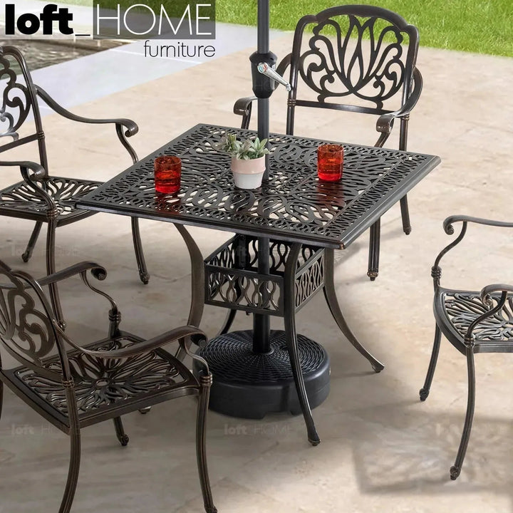 Industrial Outdoor Dining Table ARTISTRY