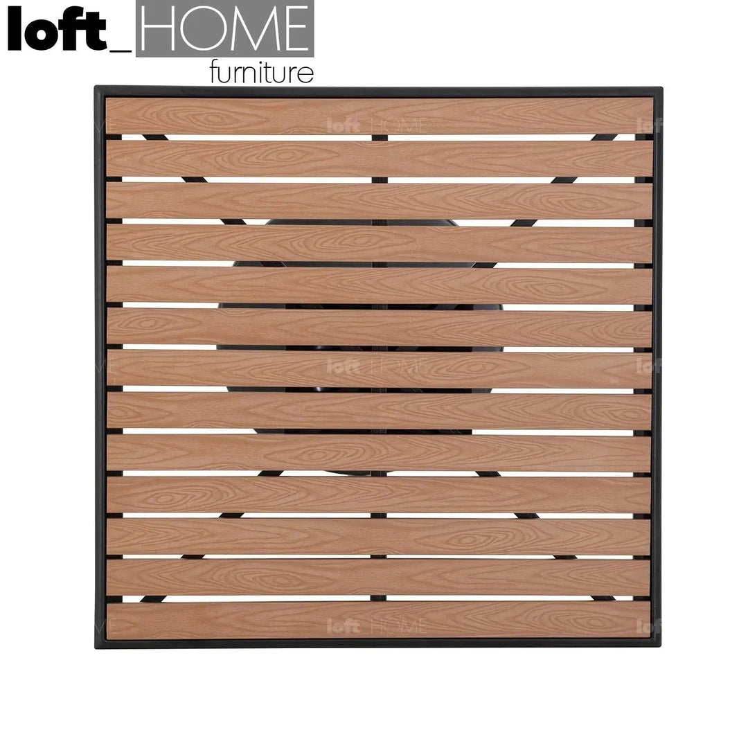 Industrial Outdoor Dining Table BLISS 3pcs Set