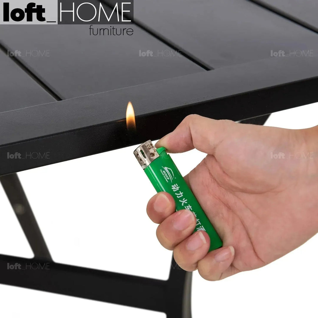 Industrial Outdoor Dining Table PATIO