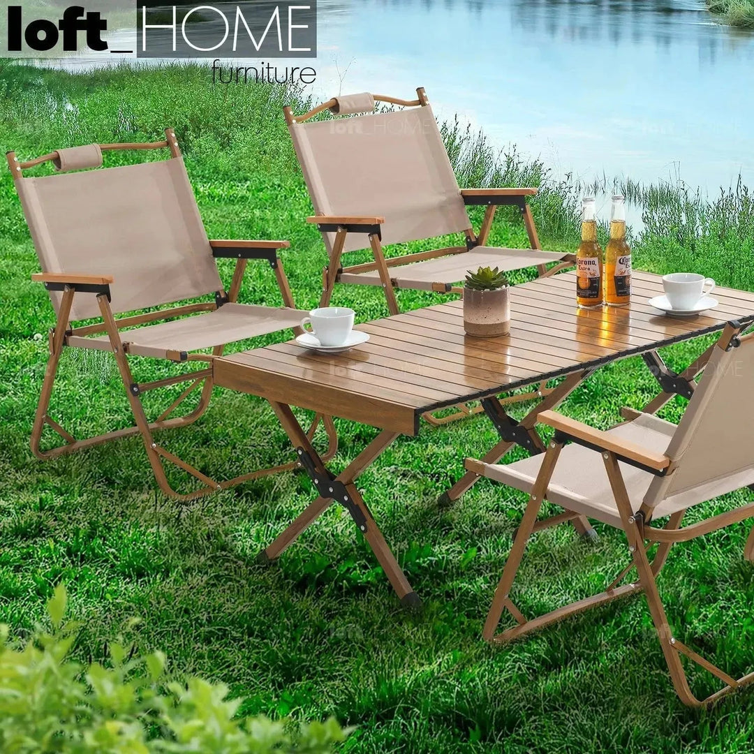 Industrial Outdoor Foldable Dining Chair TRAVELER