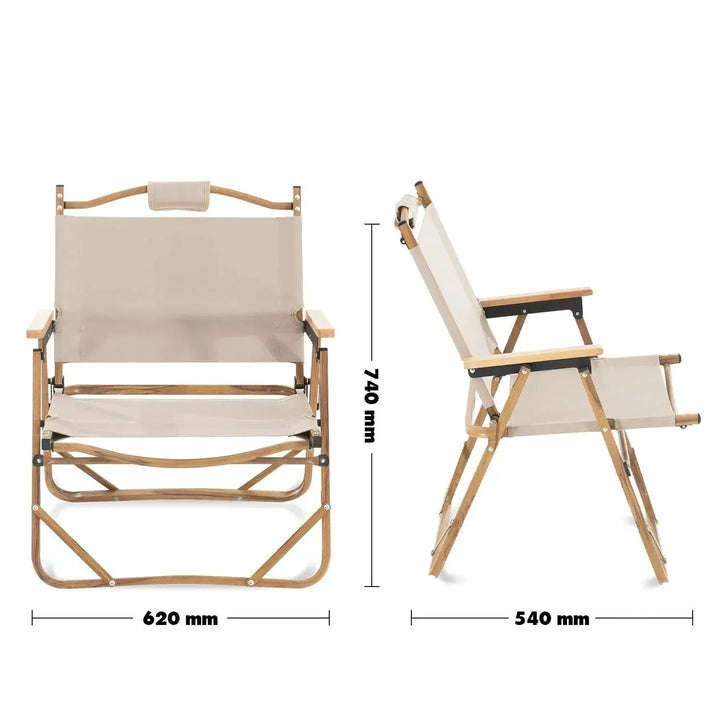 Industrial Outdoor Foldable Dining Chair TRAVELER