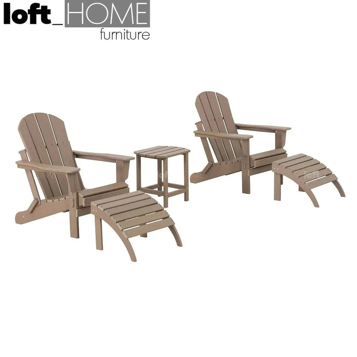 Industrial Outdoor Side Table TIMBERLAND