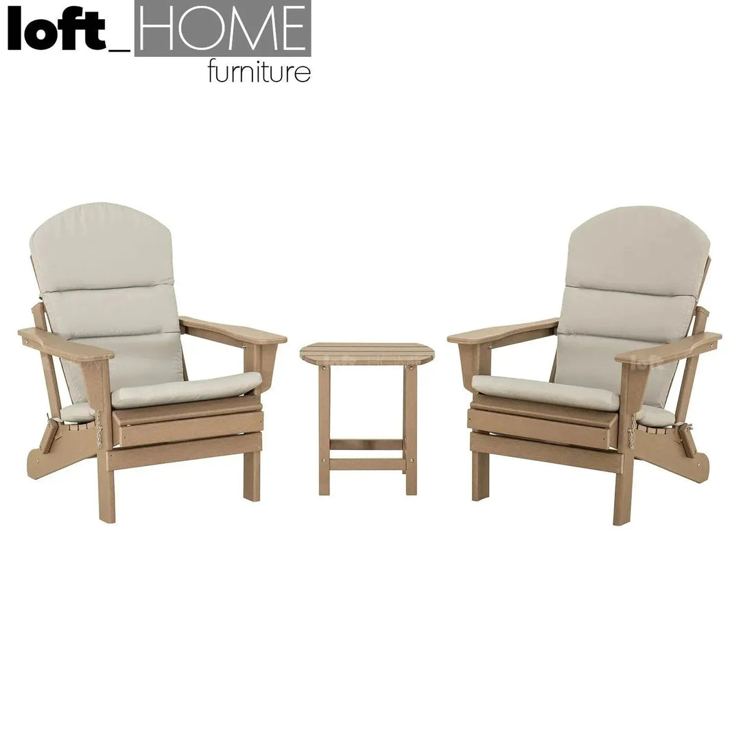 Industrial Outdoor Side Table TIMBERLAND