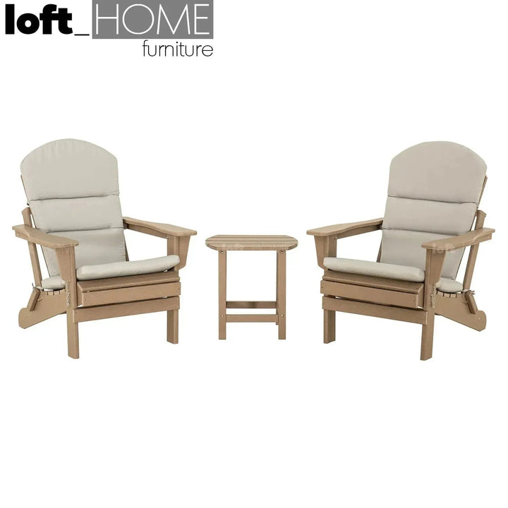 Industrial Outdoor Side Table TIMBERLAND