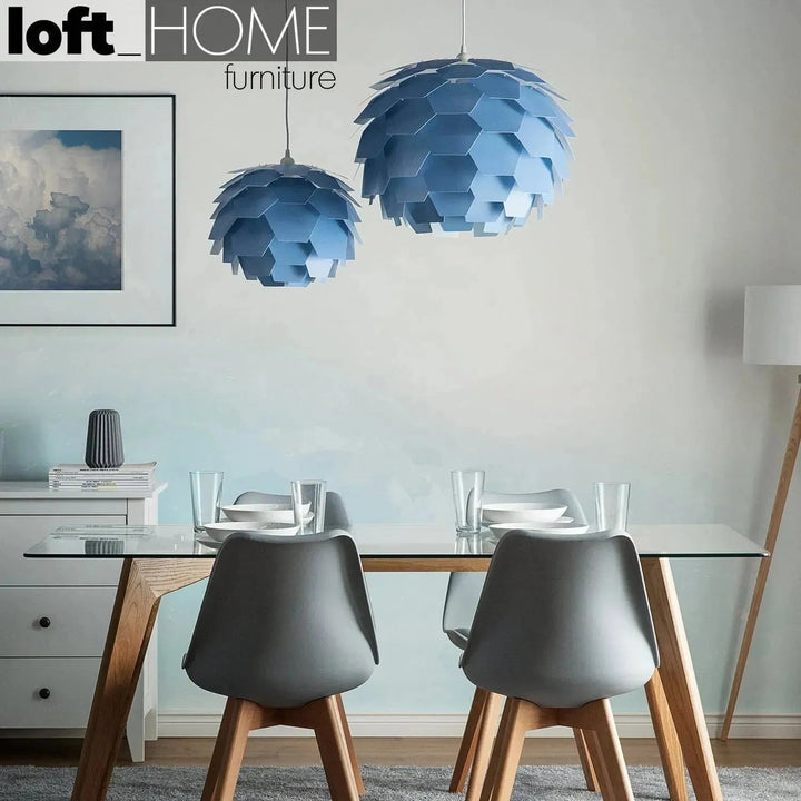 Contemporary Plastic Dining Chair LINNET GREY