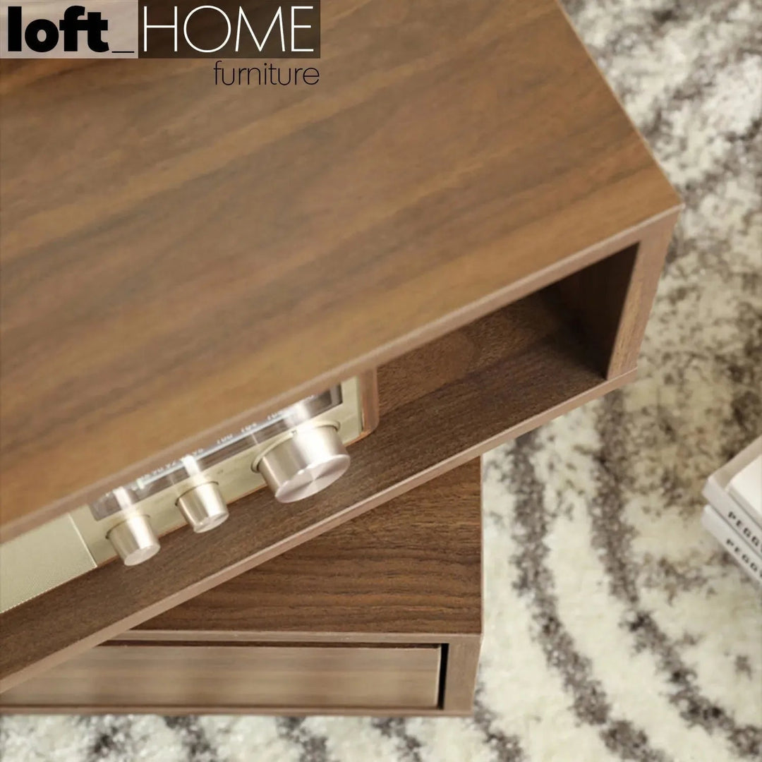 Modern Plywood Revolving Side Table JANA