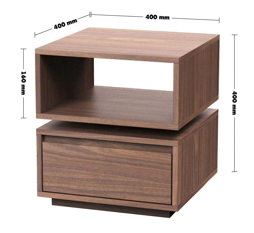 Modern Plywood Revolving Side Table JANA