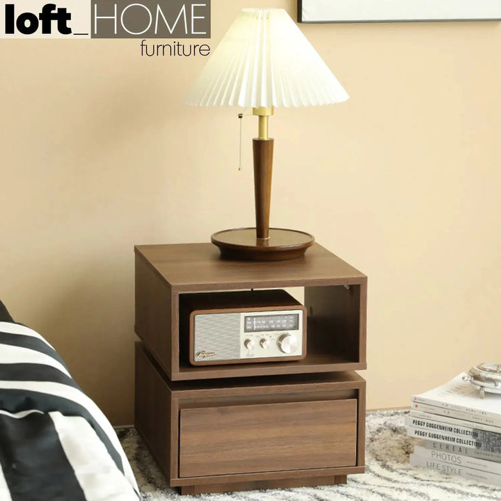 Modern Plywood Revolving Side Table JANA