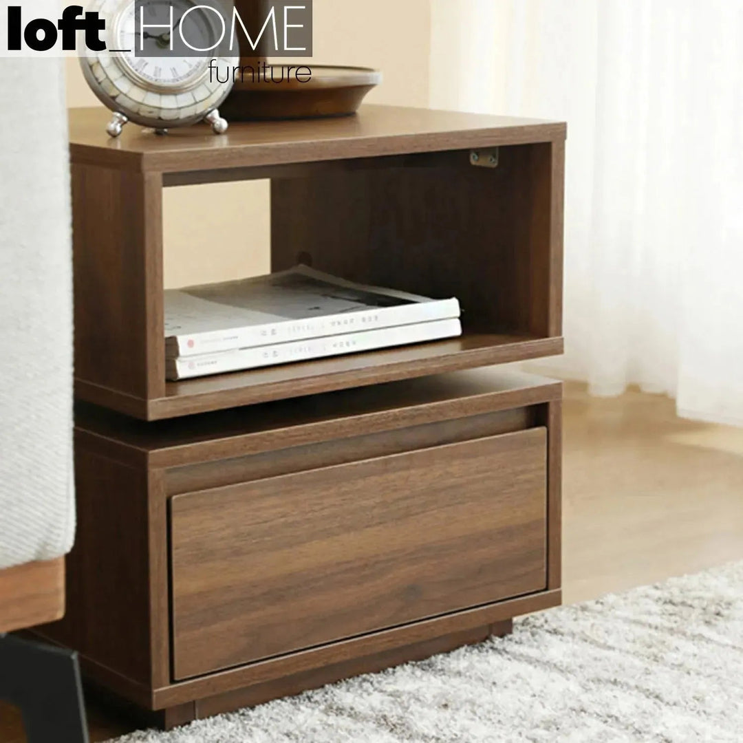 Modern Plywood Revolving Side Table JANA